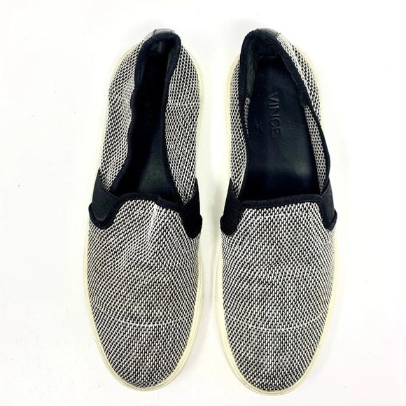 Vince‎ Preston 3 Slip-On Mesh Sneaker Black & White - Picture 4 of 8